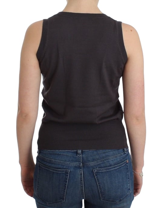 John Galliano Bruin gebreid tanktop - Image 3