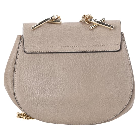 Chloé Pebbled Small Drew tas in beige leer - Image 3