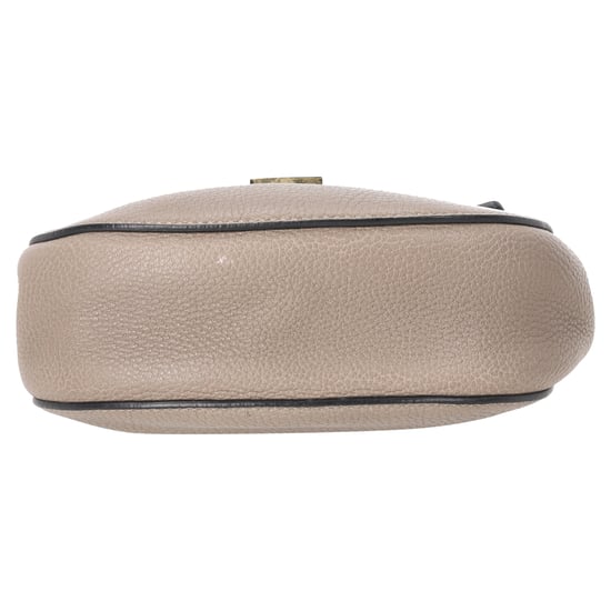Chloé Pebbled Small Drew tas in beige leer - Image 5