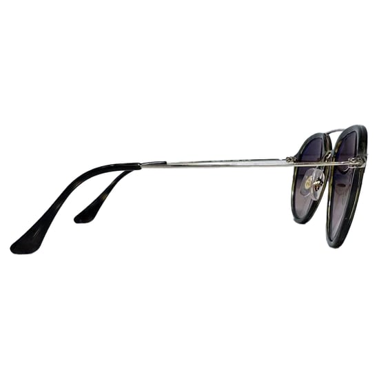 Ray Ban RB4253 pilotenzonnebril met dubbele brug in bruin acetaat. - Image 2