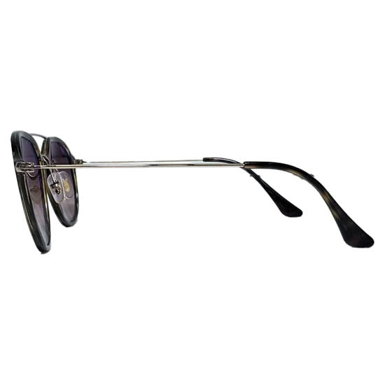 Ray Ban RB4253 pilotenzonnebril met dubbele brug in bruin acetaat. - Image 4