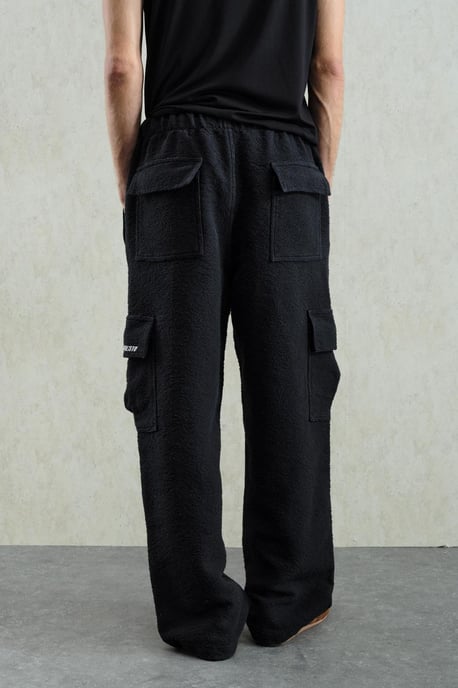 Brede Pijpen Textuur Pull-On Broek - Image 5