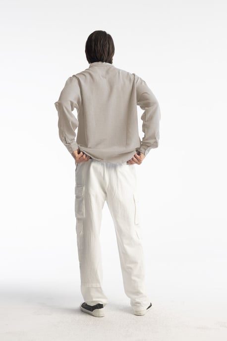 Overmaatse Knopenovershirt met Lange Mouwen - Image 5