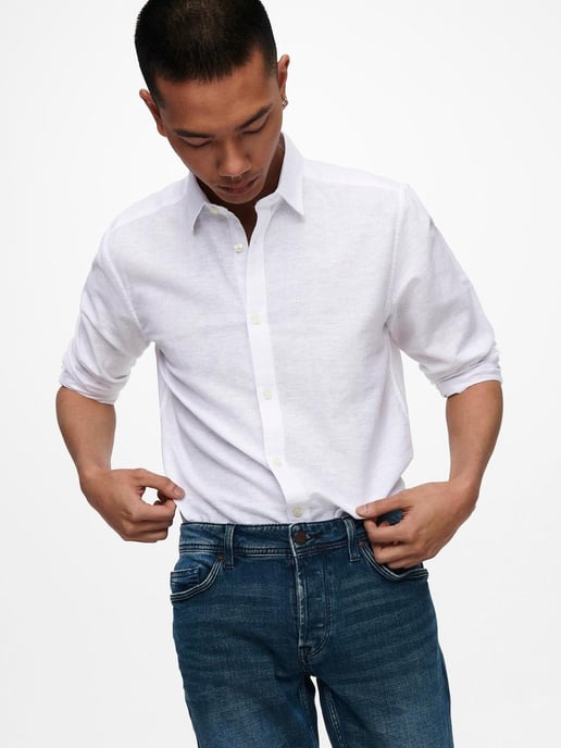 Caiden Long Sleeve Overhemd - Wit - Image 3