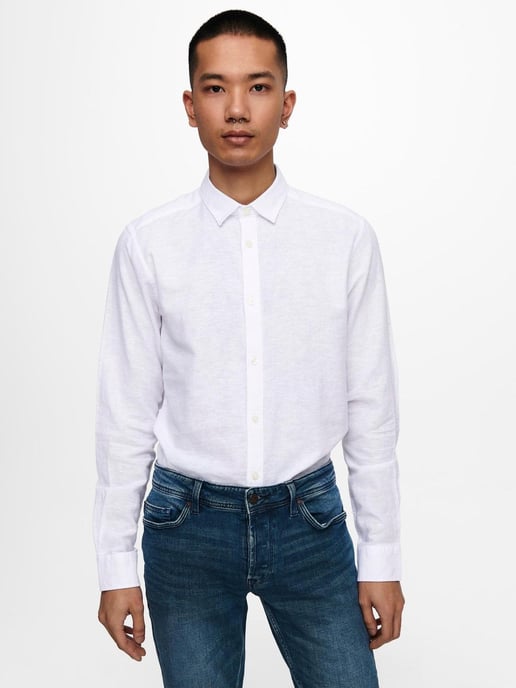 Caiden Long Sleeve Overhemd - Wit - Image 5