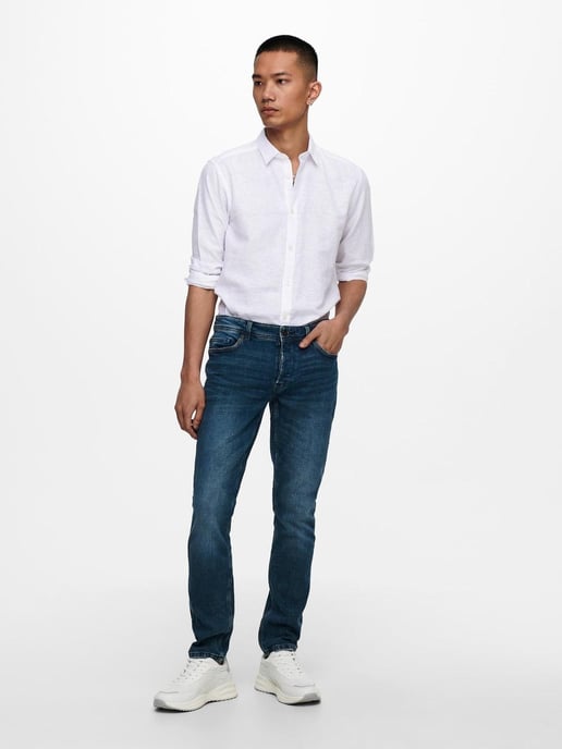Caiden Long Sleeve Overhemd - Wit - Image 6