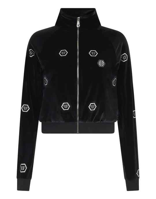 Chenille Tracksuit Jacket Mini Monogram Crystal Monogram - Image 1