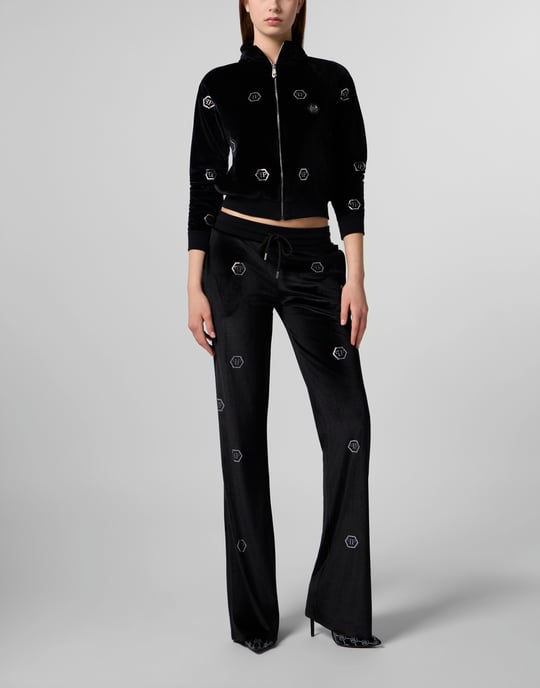 Chenille Tracksuit Jacket Mini Monogram Crystal Monogram - Image 4