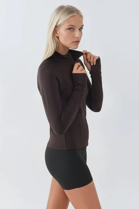 Aansluitende Gebreide Col Actieve Top - Image 2