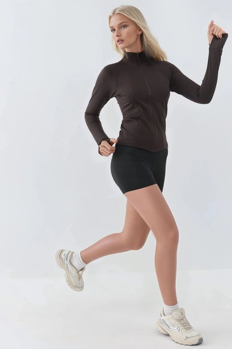 Aansluitende Gebreide Col Actieve Top - Image 4
