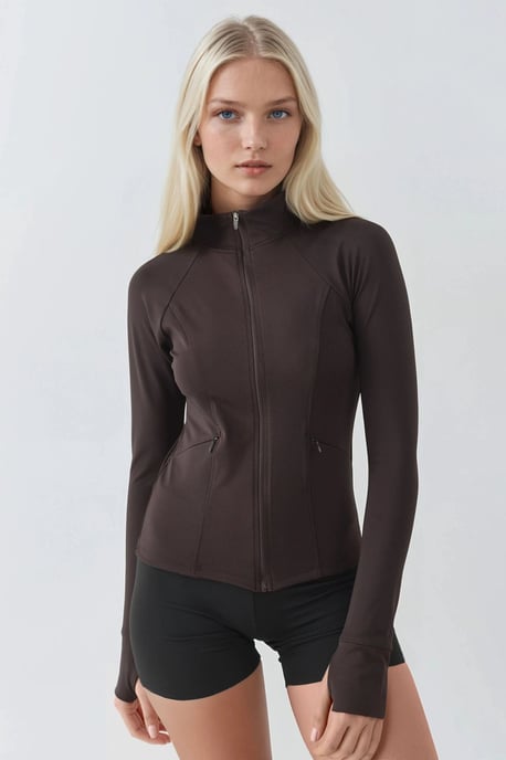 Aansluitende Gebreide Col Actieve Top - Image 6