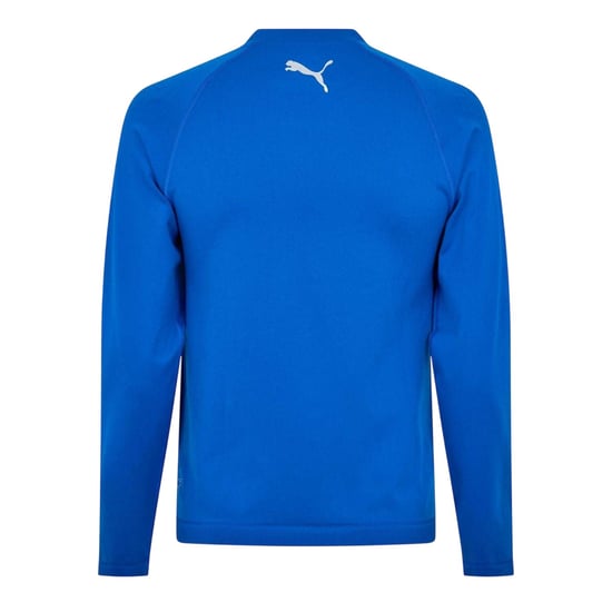 Puma Heren Logo Crew Neck Fitted Base Layer Top (Blauw) - Image 2