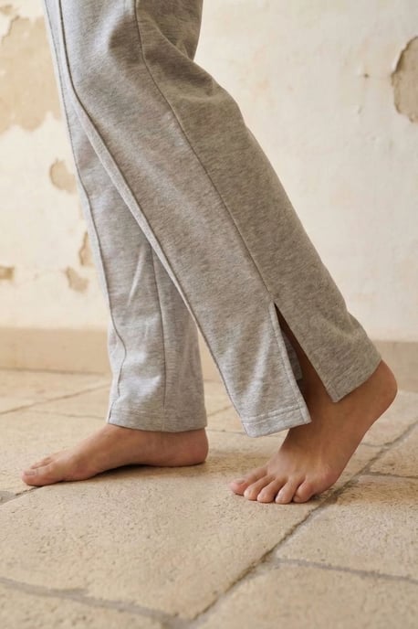 Hoge taille wijde been gebreide joggingsbroek - Image 6