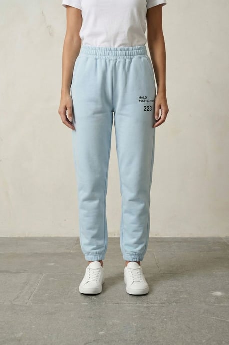 Midden taille bedrukte katoen Lycra joggingsbroek - Image 2