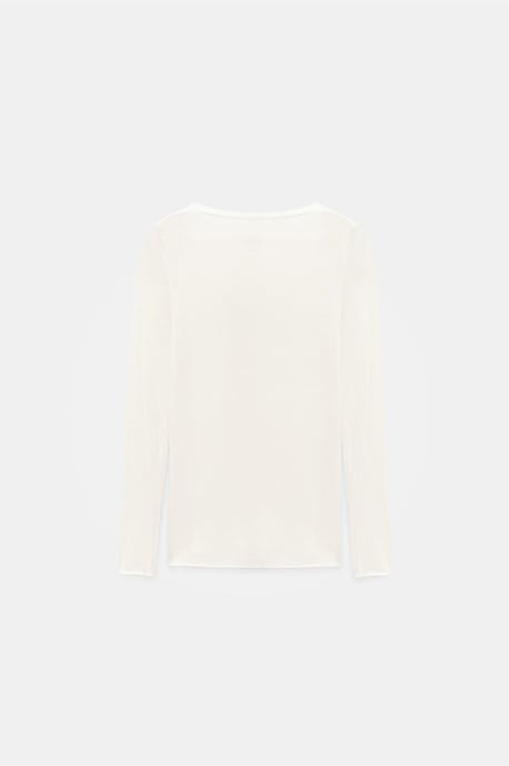 Slim Fit V-hals Lange Mouw Top - Image 5