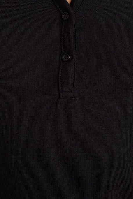 Slim Fit V-hals Knopen Blouse - Image 4