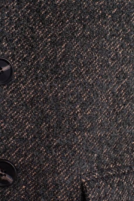 Getextureerde Tweed Lange Overjas - Image 4