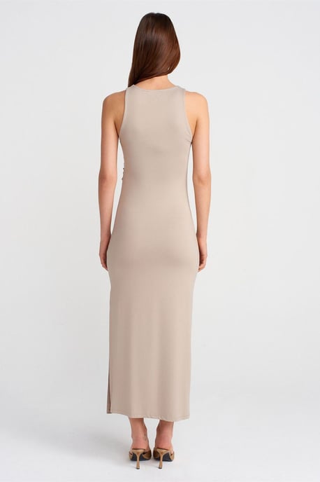 Mouwloze Bodycon Maxi-jurk met Split - Image 2