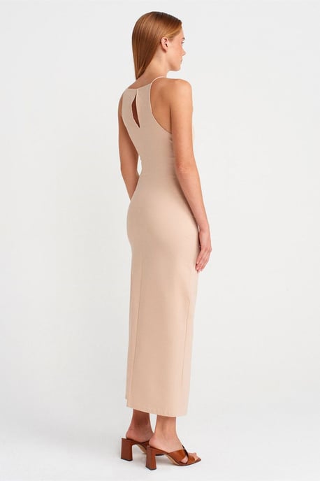 Bodycon Halter Midi-jurk Met Splits - Image 2