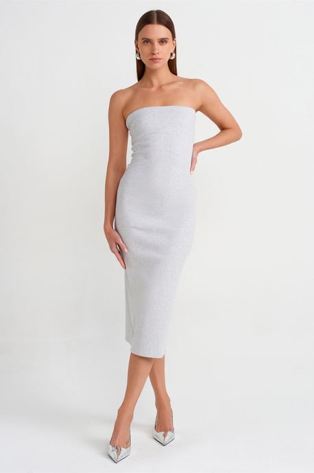 Strapless Bodycon Midi-jurk - Image 1