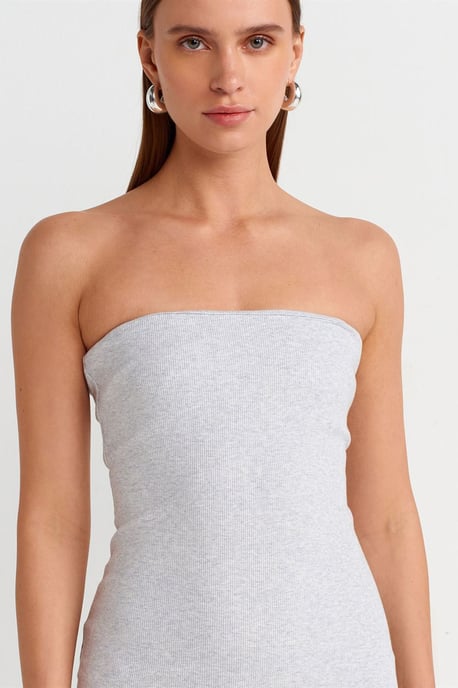 Strapless Bodycon Midi-jurk - Image 4