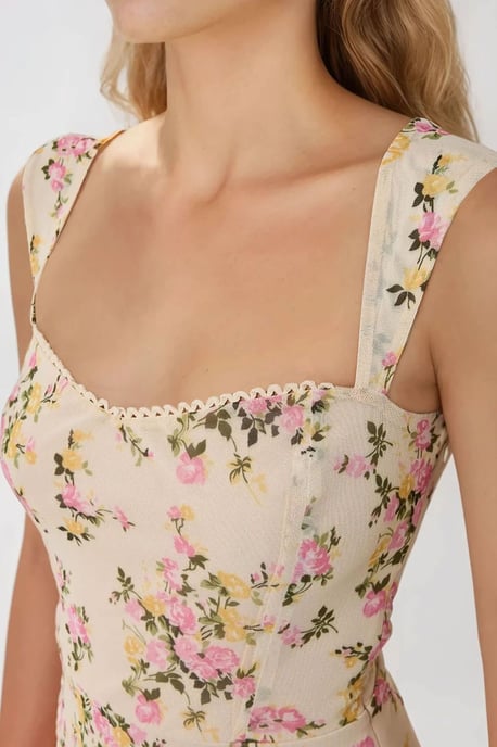 Polkadot Tulle Mini Jurk - Image 3