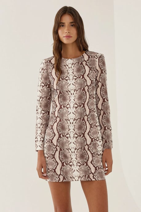 Geprinte Mini-jurk - Image 1