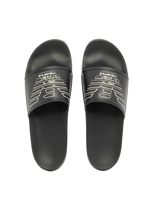Emporio Armani heren slippers met adelaarmotief - Image 3