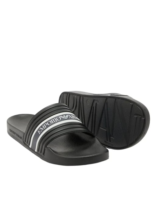 Emporio Armani heren slippers met adelaarmotief - Image 3