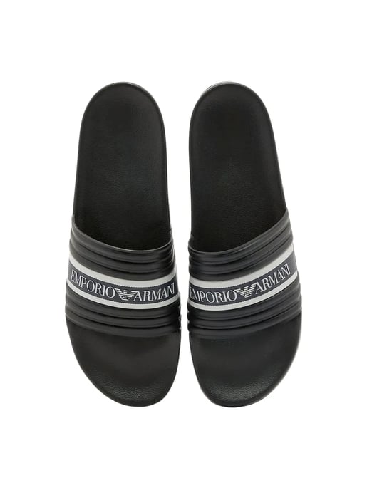 Emporio Armani heren slippers met adelaarmotief - Image 4