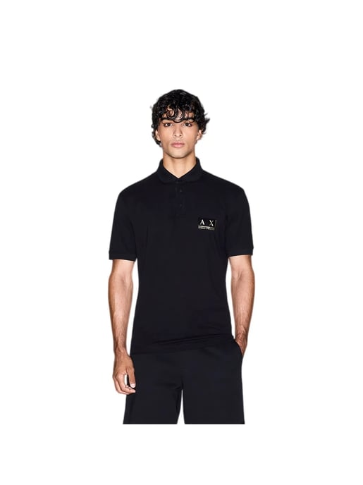 Armani Exchange herenpolo met patch - Image 1