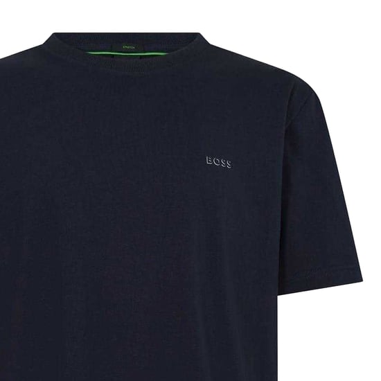 Boss Heren Logo Regular T-Shirt (Donkerblauw) - Image 2