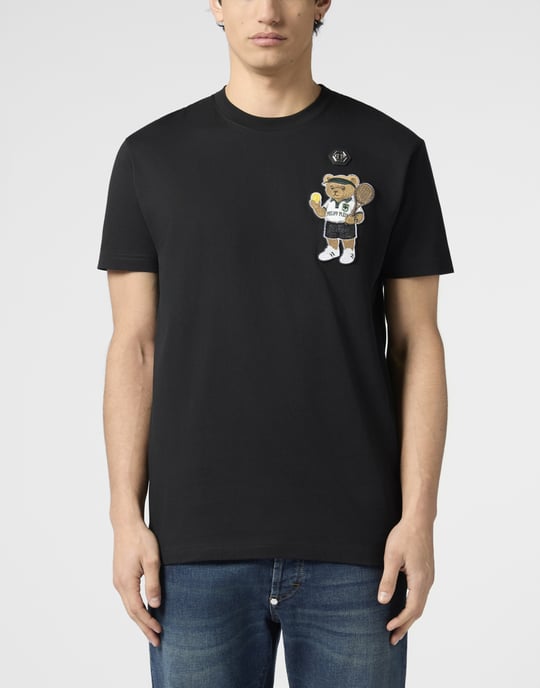 Round Neck T-Shirt Teddy Tennis Patch - Image 2