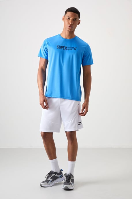 Heren Gedrukt Crew Neck T-Shirt - Image 2
