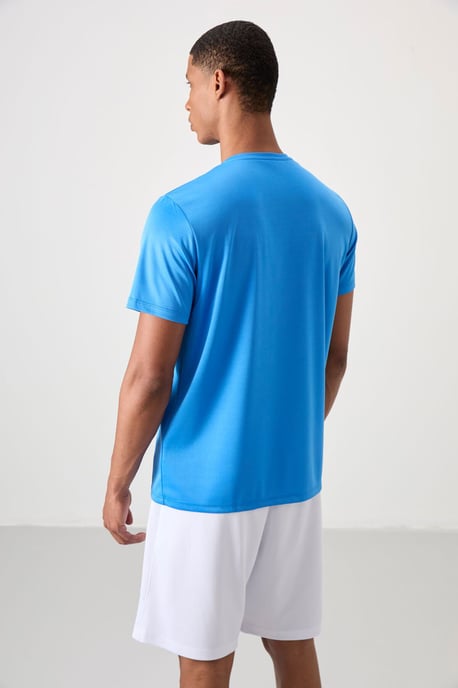 Heren Gedrukt Crew Neck T-Shirt - Image 5