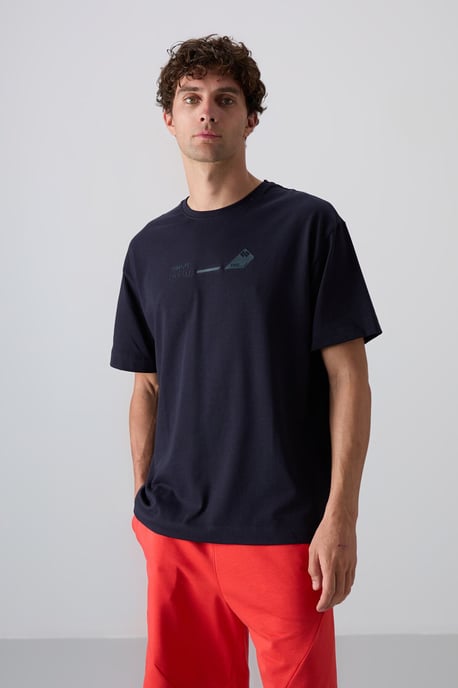 Oversized Katoen-Polyester T-shirt met Ronde Hals - Image 2