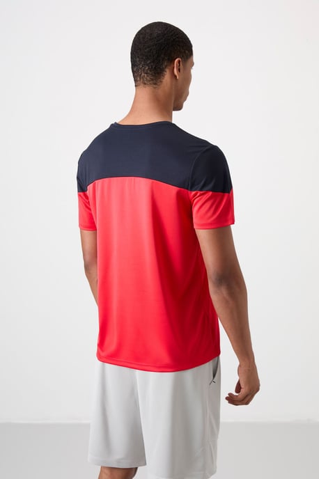 Heren T-shirt met kleurafwisseling en ronde hals - Image 5