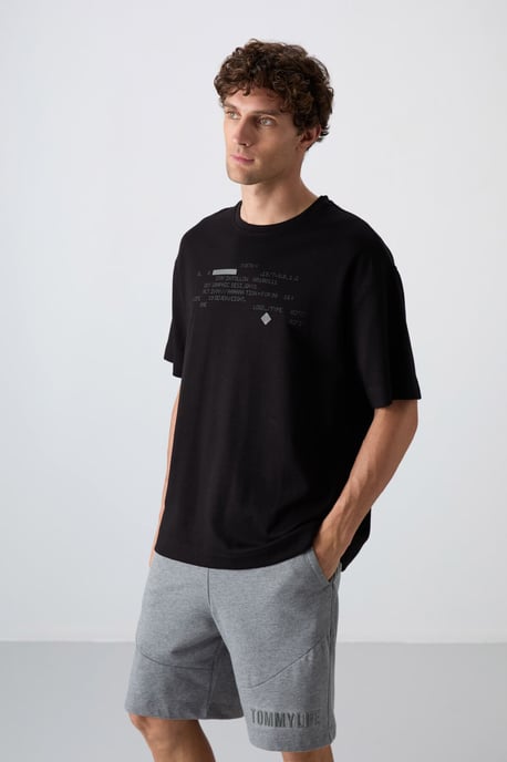 Oversized Geprinte Crew Neck T-shirt - Image 3
