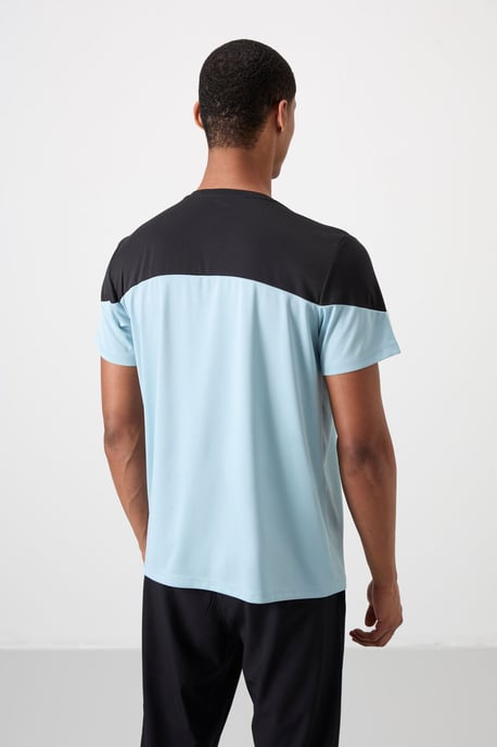 Heren T-shirt met kleurafwisseling en ronde hals - Image 6