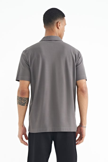 Heren Katoenen Polo T-Shirt Met Tekstprint - Image 5