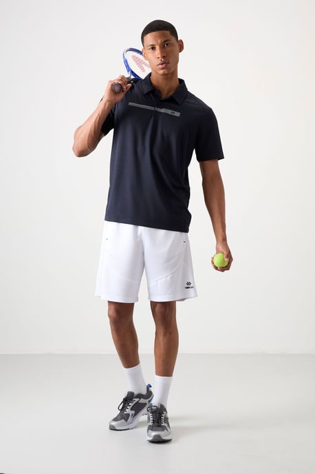Heren Polo Kraag Knop T-shirt - Image 2
