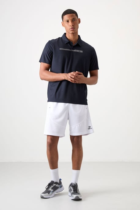 Heren Polo Kraag Knop T-shirt - Image 4