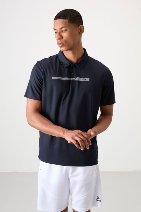 Heren Polo Kraag Knop T-shirt - Image 5