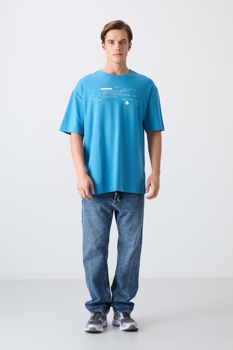 Oversized Geprinte Crew Neck T-shirt - Image 2