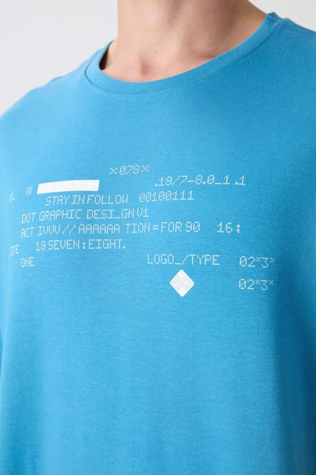 Oversized Geprinte Crew Neck T-shirt - Image 3