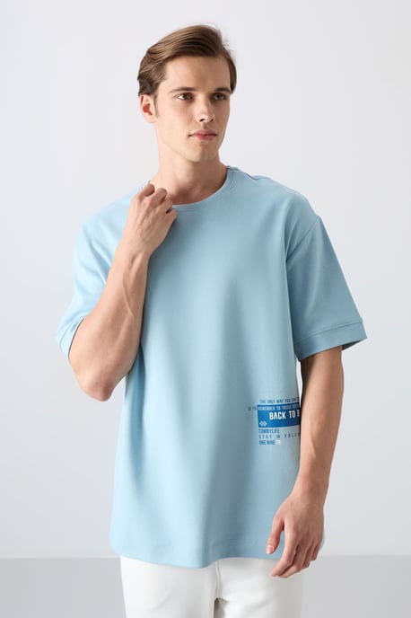Oversized Katoennen Blend Ronde Hals T-Shirt - Image 2