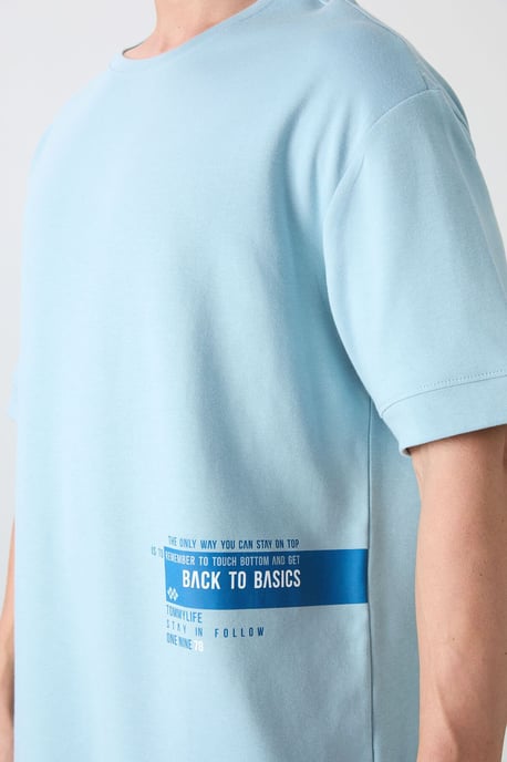 Oversized Katoennen Blend Ronde Hals T-Shirt - Image 3