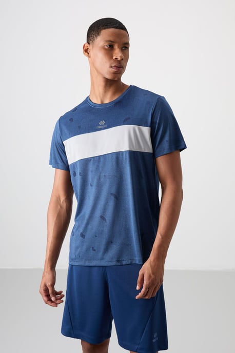 Heren Kleurverloop Crewneck T-Shirt - Image 2