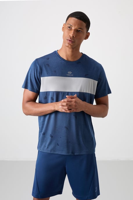 Heren Kleurverloop Crewneck T-Shirt - Image 5