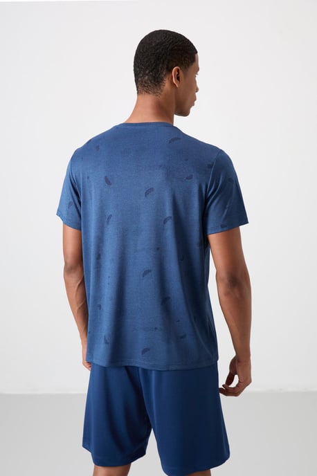 Heren Kleurverloop Crewneck T-Shirt - Image 6